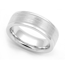 Milgrain Wedding Ring 6.5mm