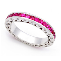 Diamond and Ruby Eternity Ring