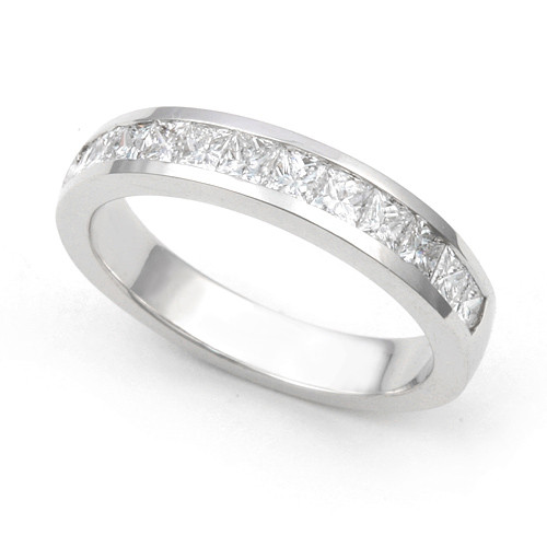 James Allen Channel Set Diamond Eternity Ring in 14K White Gold (0.75ct. tw.)