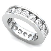 Channel Set Diamond Eternity Ring (3 ct.)