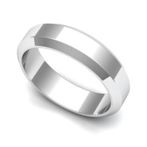 Angled Wedding Ring 5mm
