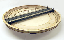 O scale 75ft (23m) turntable. 7mm/ft