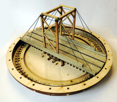 52ft HO/HOn3 gallows turntable
