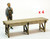 kit of 4 sturdy 9th long O scale workbenches.
1/48 figure shown only for reference