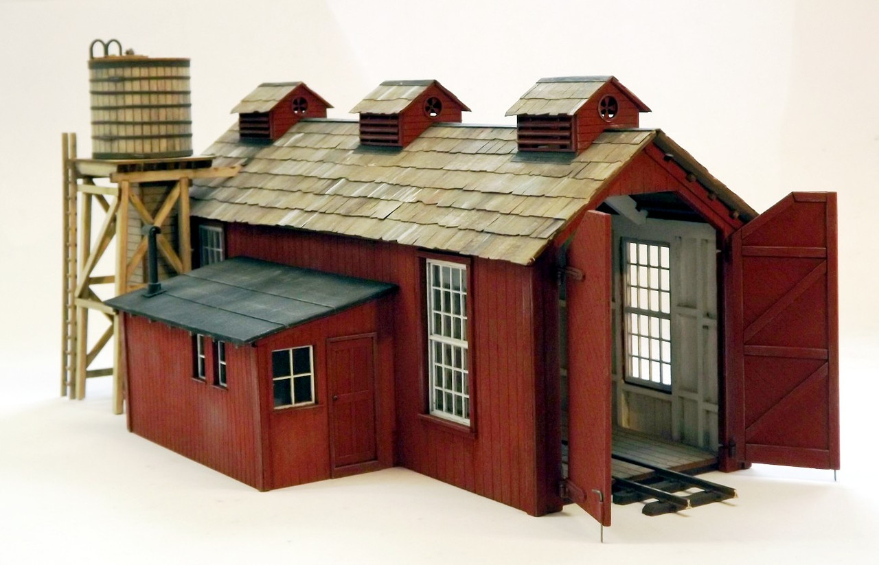 On30 Small Engine House for Climax Kitwood Hill Models Store