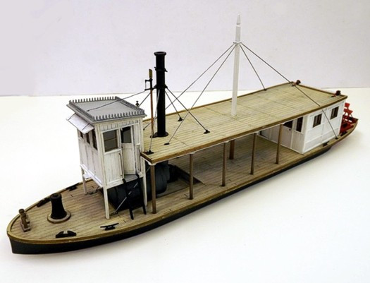 1 100 Us Western River Mississippi Paddle Steamboat Handcraft Paper Model Kit Dampfschiff Papiermodell Schiffsmodellbau