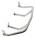 00-3117-0  STAINLESS STEEL BAJA BUMPERS, FRONT + FITS WIDE & BUG EYE