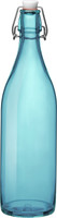 Turquoise Glass Bottle