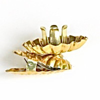 Christmas Tree Clip Gold + Candle