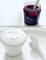 French Ceramic Sauce Jar