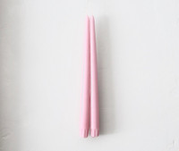 Taper Candle Blush Pair