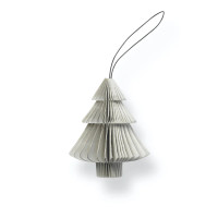 Paper Ornament Tree  Pastel Grey