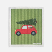Holiday Car Swedish Dishcloth
