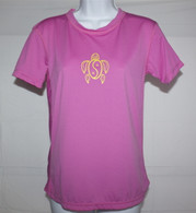 Women's Short Sleeve Dark Pink Honu UV Shirt