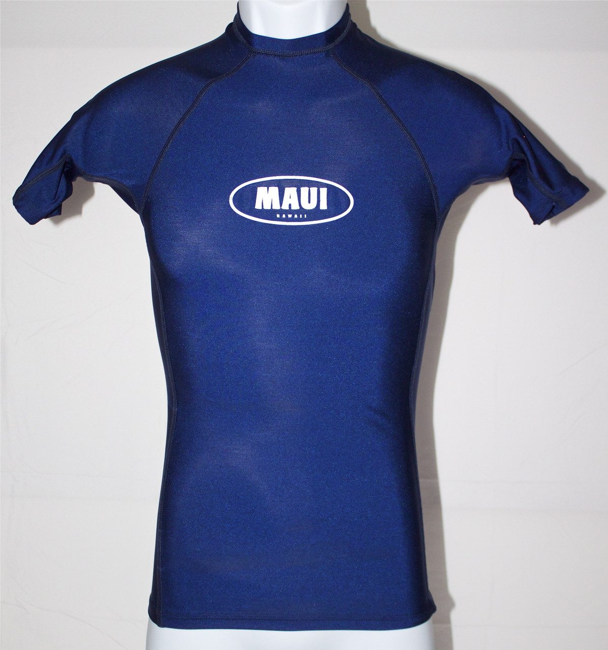 Monogram Navy Short Sleeve Rash Guard