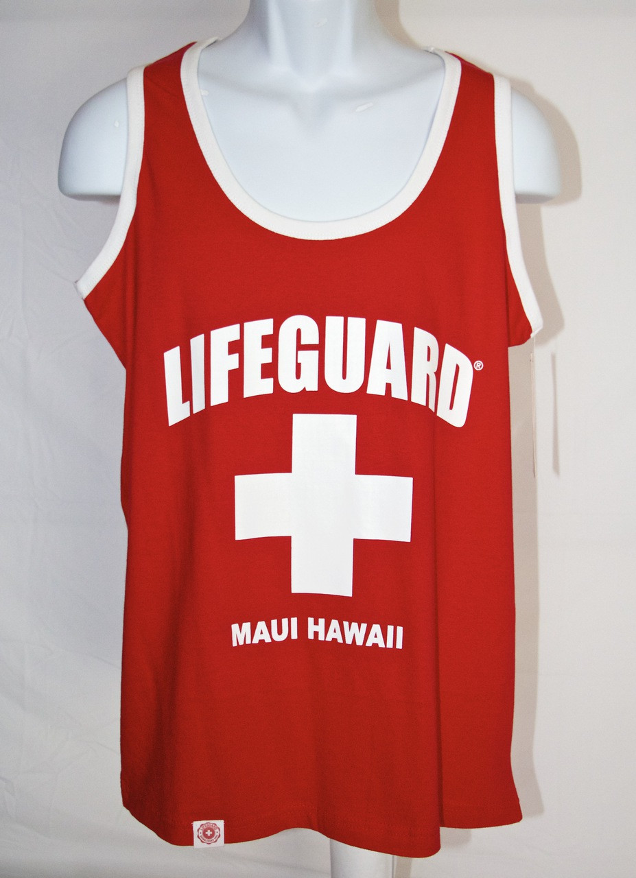 Transplant reservation platform Men's Lifeguard Tank - Maui's Beach House