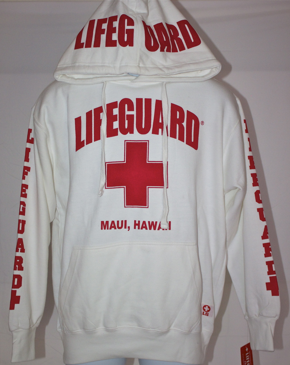 lifeguard hoodie white