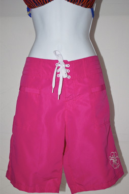 pink long shorts