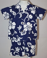 Boy's Aloha Shirt and Short Set in Royal Hawaiian