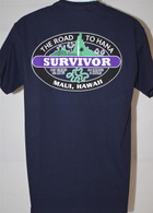 Men's Road To Hana Survivor - Navy Blue T-Shirt