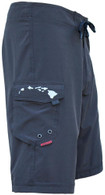 Men's Maui Rippers 4-Way Stretch 'Core' Board Shorts in Black