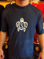 Navy Honu Short Sleeve UV Shirt