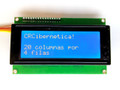 20x4 LCD with i2c (Blue)