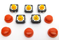 Momentary Pushbutton (5 pack) -  Red