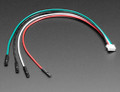 JST PH 4-Pin to Female Socket Cable - I2C STEMMA Cable - 200mm
