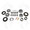 Yukon Master Overhaul kit for Nissan Titan front differential.