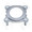 Axle bearing retainer for Dana 44 JK rear
