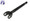 Yukon 4340 Chromoly left hand inner replacement axle for Dana 30 in '12 & up JK, 18.8" long, 27spl