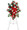 Red Carnations with either white Stock or Snapdragons