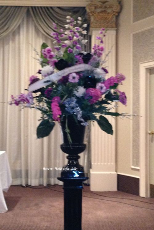 large artificial floral arrangements