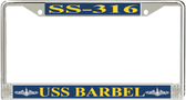 USS Barbel SS-316 License Plate Frame
