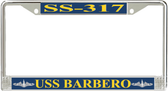 USS Barbero SS-317 License Plate Frame