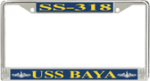 USS Baya SS-318 License Plate Frame