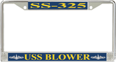 USS Blower SS-325 License Plate Frame