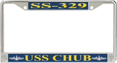 USS Chub SS-329 License Plate Frame