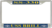 USS Brill SS-330 License Plate Frame