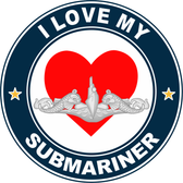 I Love my Submariner Decal