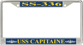 USS Capitaine SS-336 License Plate Frame