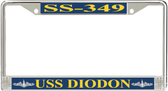 USS Diodon SS-349 License Plate Frame