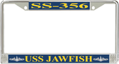 USS Jawfish SS-356 License Plate Frame