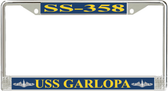 USS Garlopa SS-358 License Plate Frame