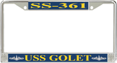 USS Golet SS-361 License Plate Frame