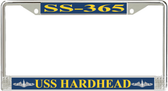 USS Hardhead SS-365 License Plate Frame