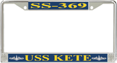 USS Kete SS-369 License Plate Frame