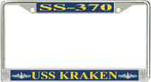 USS Kraken SS-370 License Plate Frame