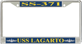 USS Lagarto SS-371 License Plate Frame
